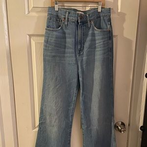 High rise flare jeans